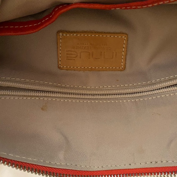 Innue genuine leather red bag - Picture 3 of 5